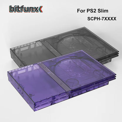 Transparent Replacement Shell Full Housing Case for Playstation2 Slim for PS2 Slim Game Console