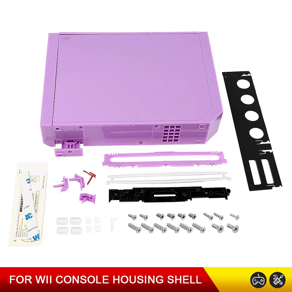 9 Colors with Retail Packing Cover Full Set Housing Shell Replacement Parts for Wii Game Console Repair Case with Buttons