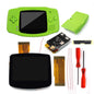 Drop in GBA IPS V5 LCD Screen Shell Kits W/1800Mah Rechargeable Built-In Lithium Battery for Gameboy Advance