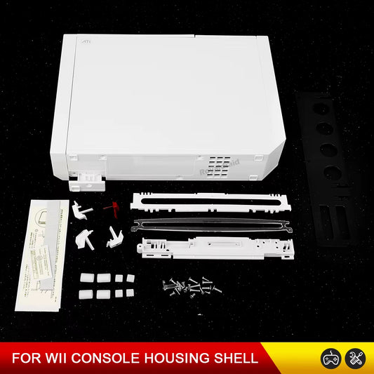 9 Colors with Retail Packing Cover Full Set Housing Shell Replacement Parts for Wii Game Console Repair Case with Buttons