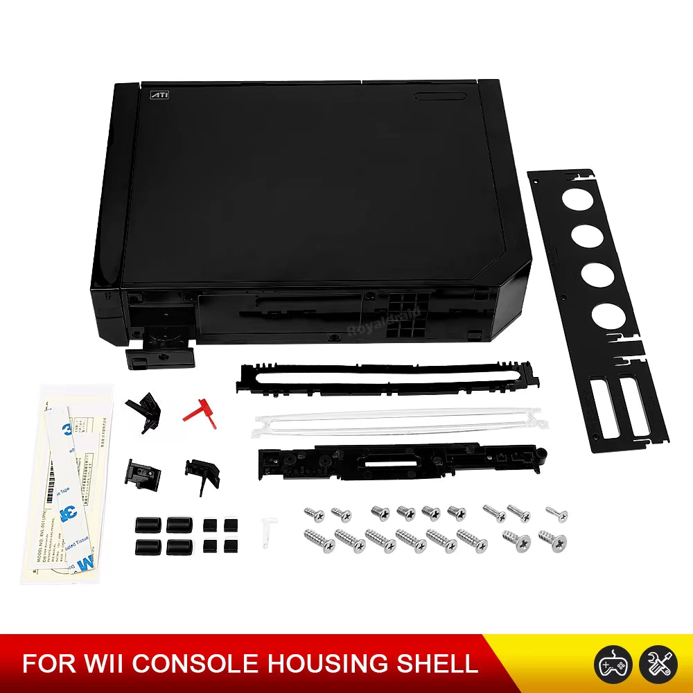 9 Colors with Retail Packing Cover Full Set Housing Shell Replacement Parts for Wii Game Console Repair Case with Buttons