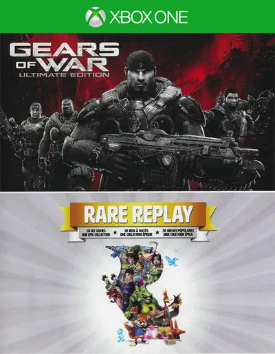 Xbox One Gears of War Ultimate Edition and Rare Replay (Used)