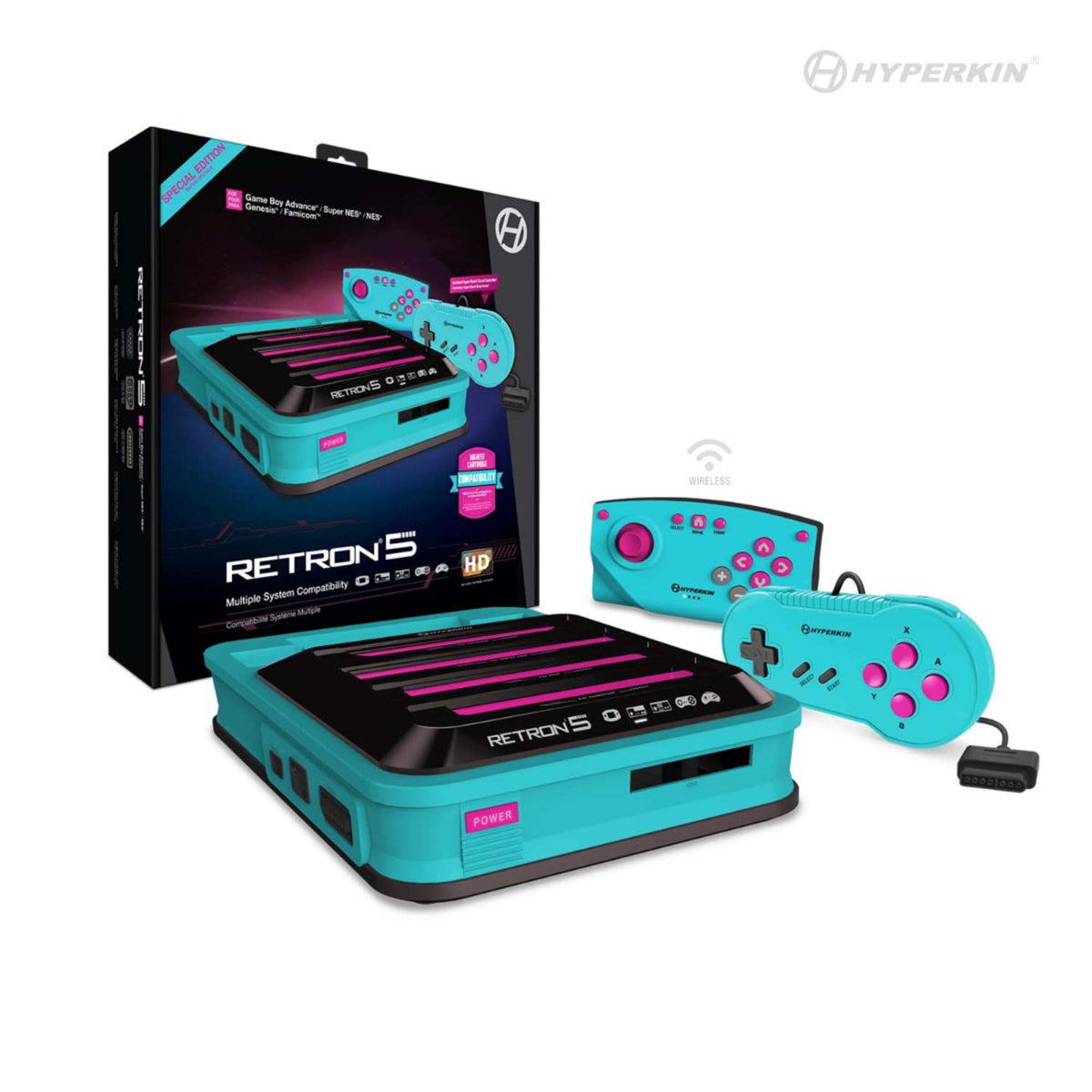 RetroN 5: HD Gaming Console (Plays NES/SNES/GENESIS/GB/GBC/GBA games)