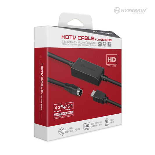 Sega Genesis 1 / 2 / 3 HDTV Cable (Compatible with all Sega Genesis Models)