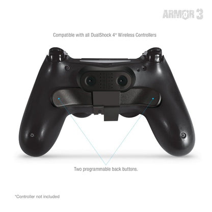 PS4 Controller Trigger Back Button Attachment works with OEM PS4 Controllers