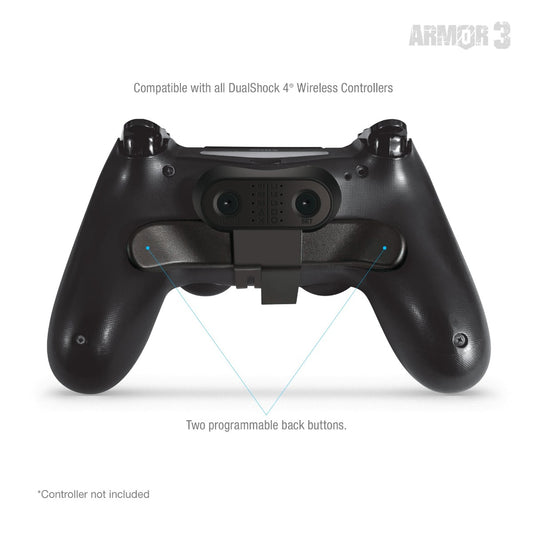 PS4 Controller Trigger Back Button Attachment works with OEM PS4 Controllers