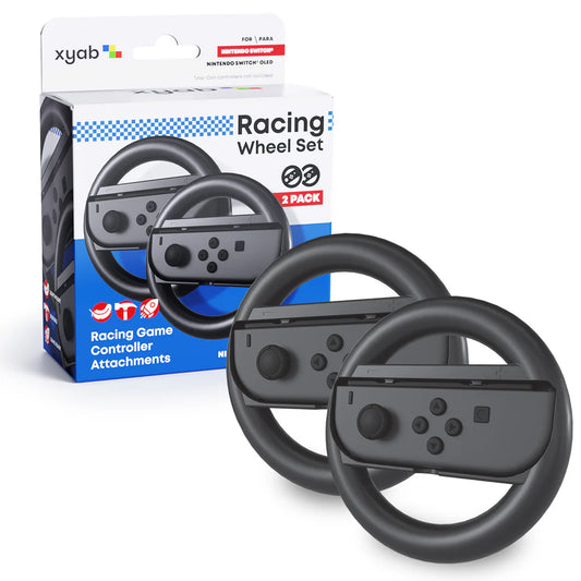 Nintendo Switch 2-Pack Steering Wheels (Black)