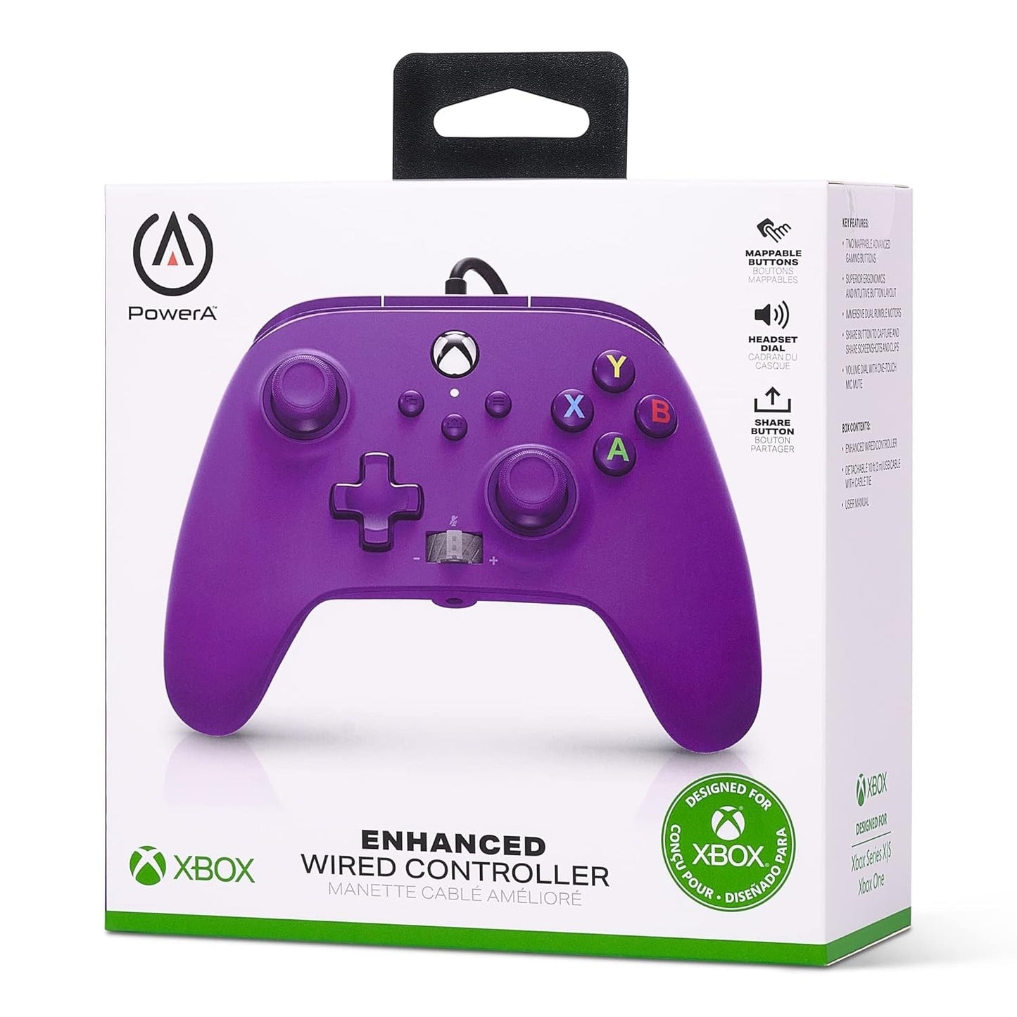 Official PowerA Royal Purple Controller (Xbox Series X/S, Xbox One, PC)