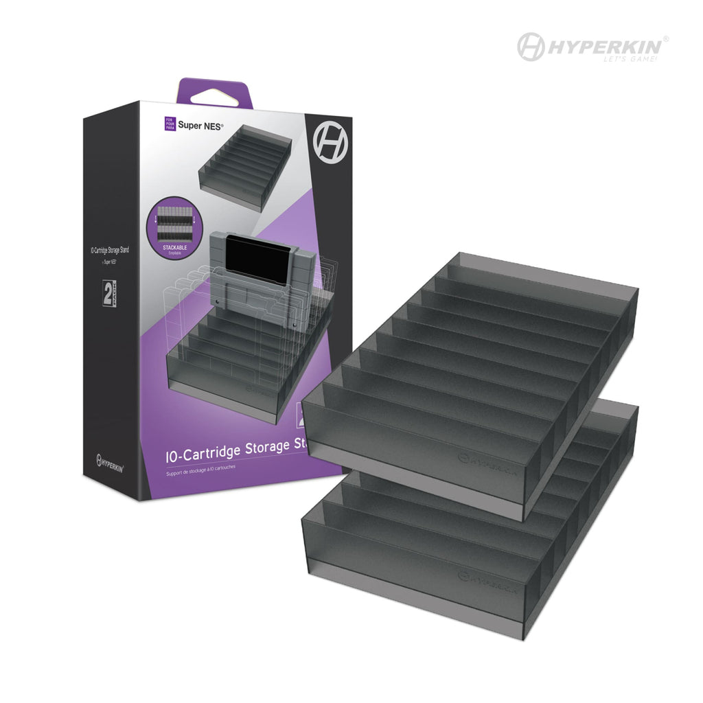 SNES 10 Cartridge Storage Stand (2 Pack)