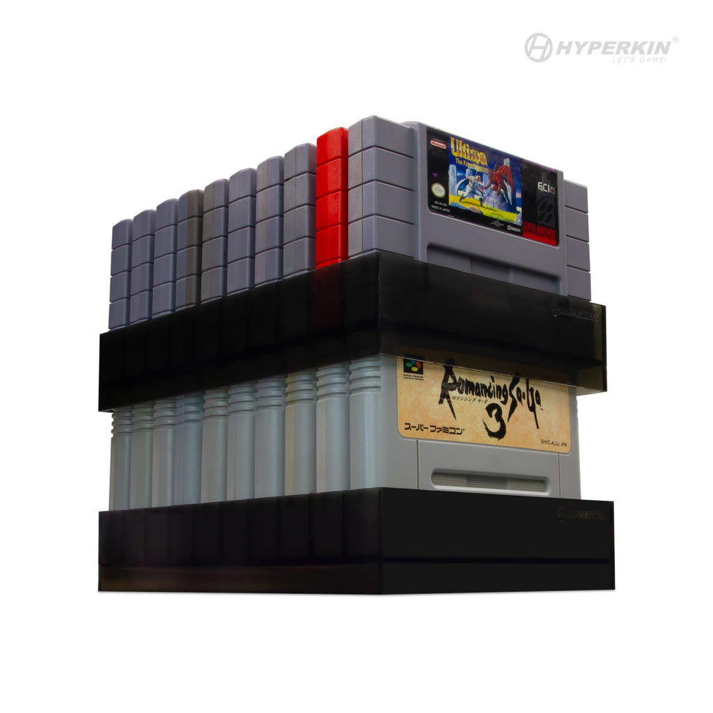 SNES 10 Cartridge Storage Stand (2 Pack)