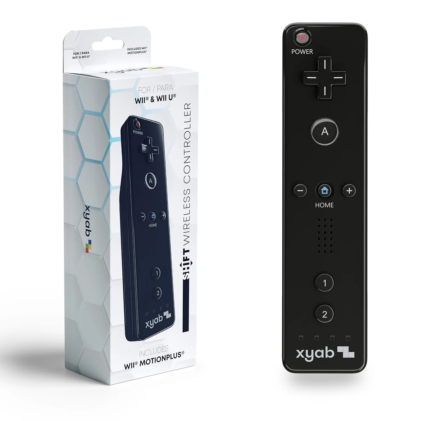 Wii Remote W/ Motion Plus (Black)